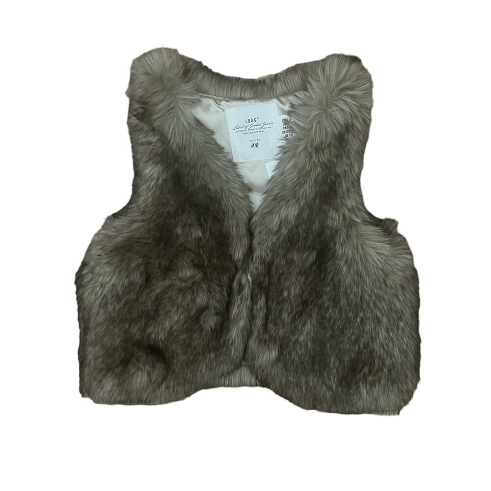 NWT H&M (5|6y) Faux Fur Vest